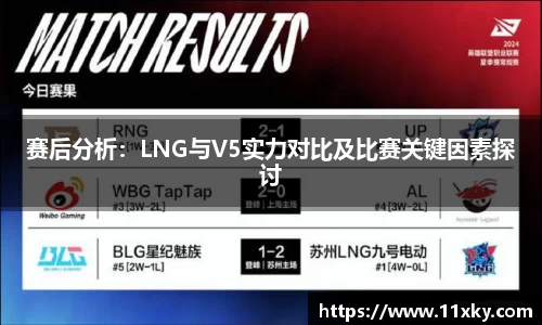 赛后分析：LNG与V5实力对比及比赛关键因素探讨